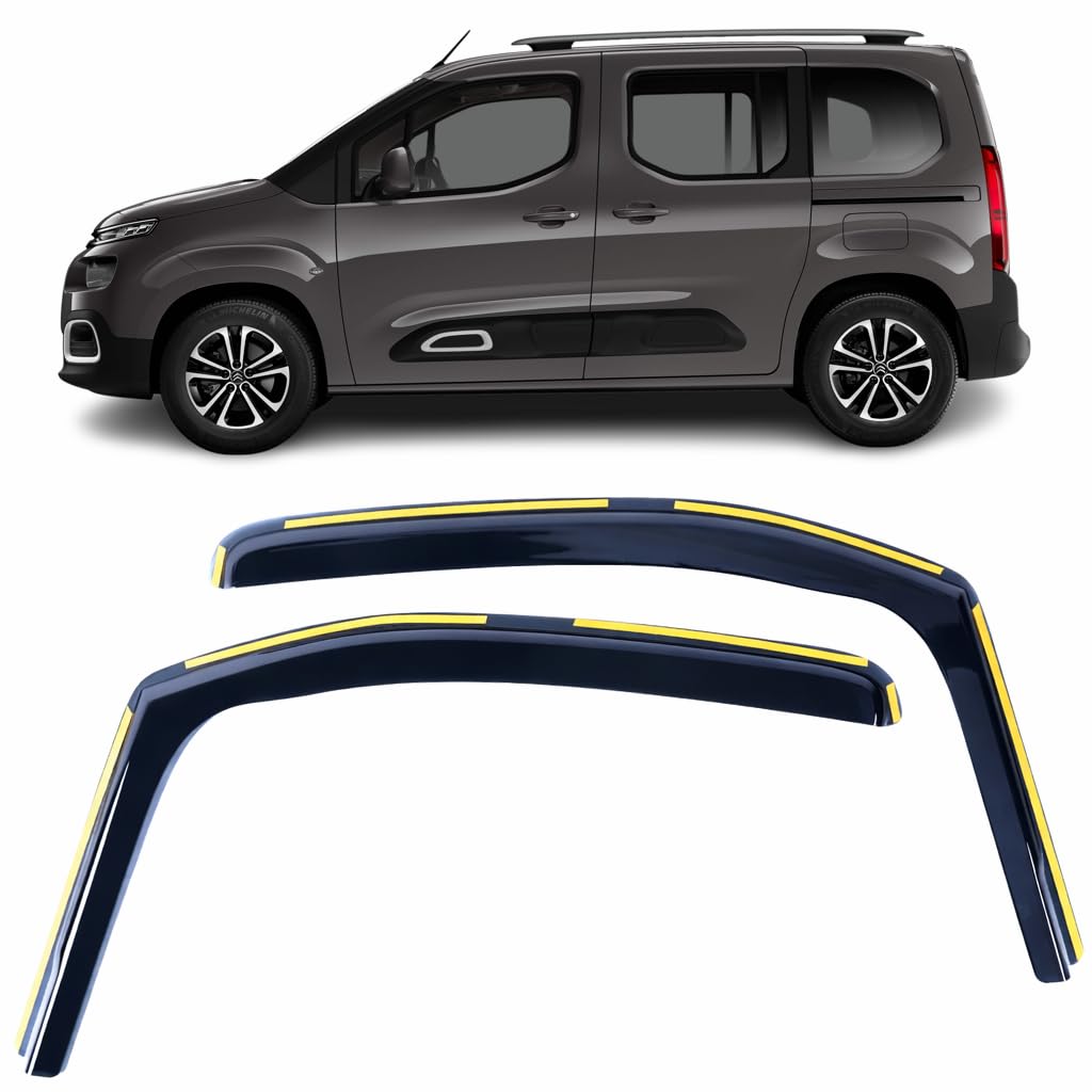Window Visors Dark Citroën Jumpy/Spacetourer & Peugeot Expert/Traveller & Toyota Pro-Ace 2016- | CL 3959D
