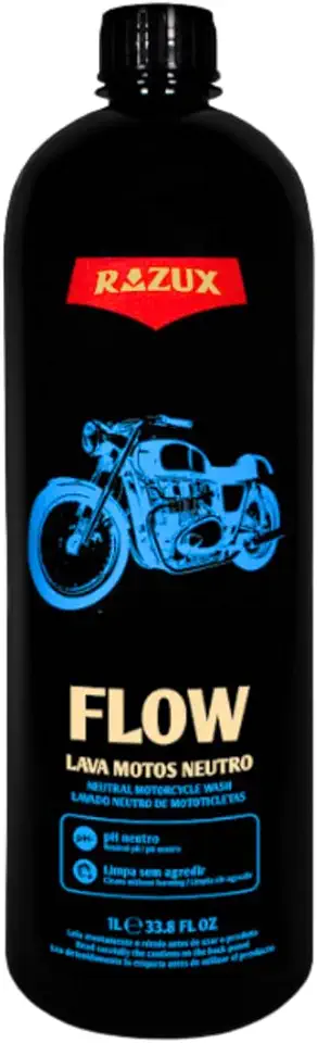 Shampoo Automotivo Para Lavagem Limpeza Moto Flow Razux 1l