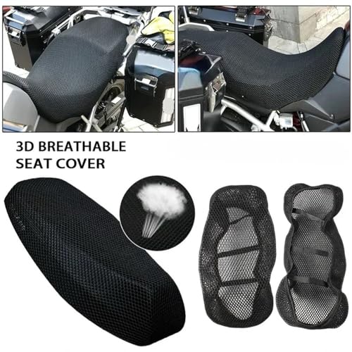 Funda para asiento de moto negra universal 210D flexible 5