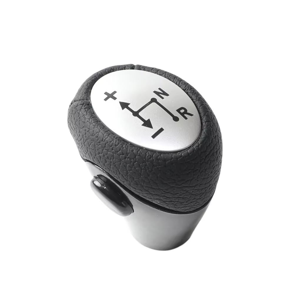 YDXHERTA Leather Automatic Gear Shift Knob Lever Shifter for Benz for Smart for Fortwo for Roadster 450 451 for Brabus Auto Parts(White)