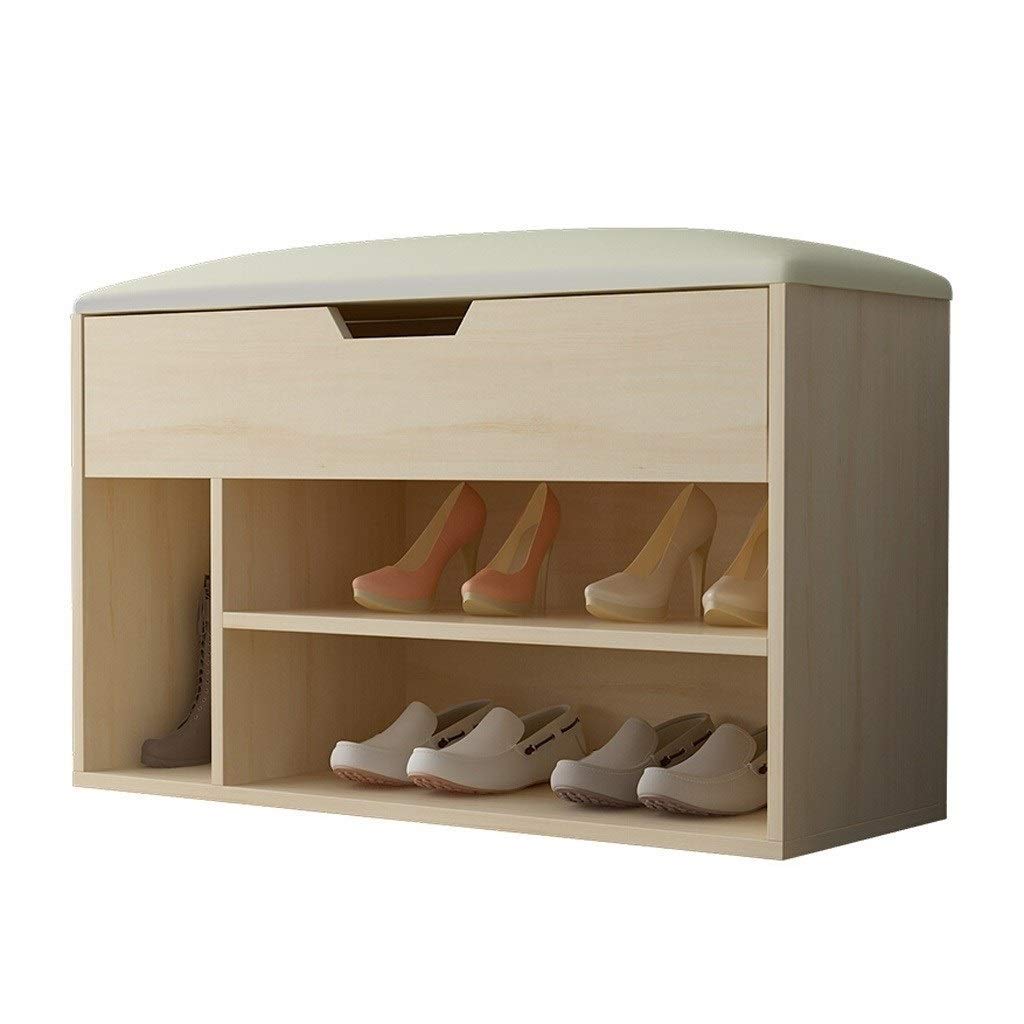 Étagère à chaussures avec assise douce - Organiseur de rangement polyvalent pour la maison - Étagère à chaussures simple et fonctionnelle