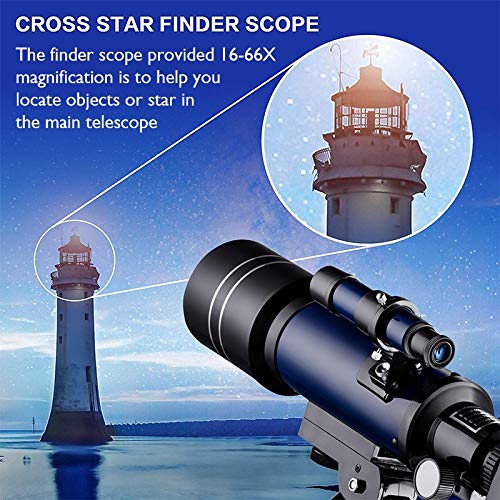 Telescopio Astronómico Refractor 70mm para Principiantes miniatura 4