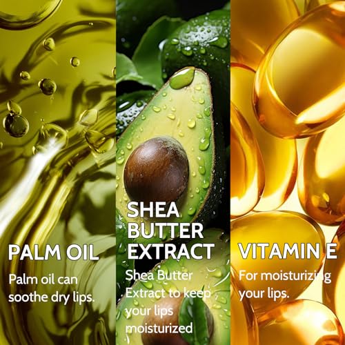 Hydrating Lip Oil Set Fruit-Flavored Plumping Lip Oil Long Lasting Lip Glow Balm Lip Care, Clear Lip Gloss Moisturizing No-Sticky Lip Glow Oil, Hydrating Lip Care Kit for Dry & Chapped Lips - Image 3