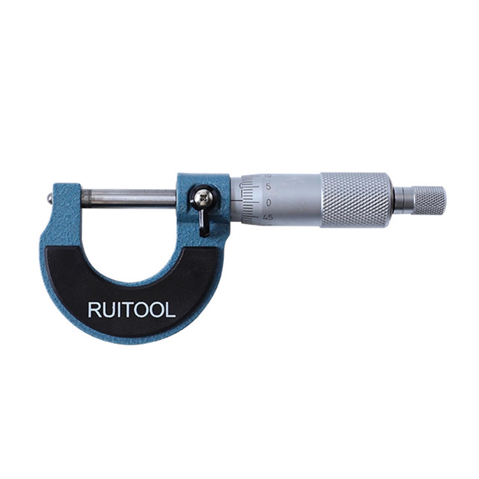 MFMEXUL Professional Outside Micrometer, Wear-Resistant, Tool Accessories for Machinists for Hobbyist Training in Mechanical Workshops, as described, 0 to 25mm