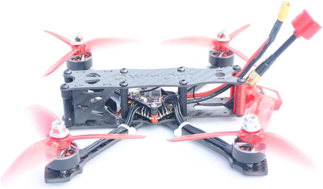 QWinOut Xy-4 4inch 175mm FPV Drone 3-4S F411 Flight Control 1507 2700kv Motor 1200TVL Camera RC Quadcopter (w DSMX/2 RX)