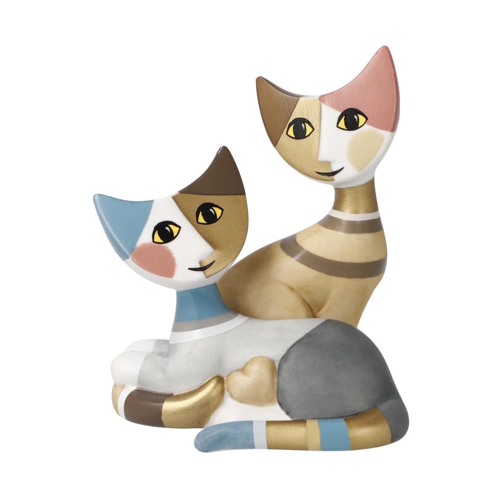 ROSINA WACHTMEISTER. Grupo de figuritas, en forma de gatos, Goebel