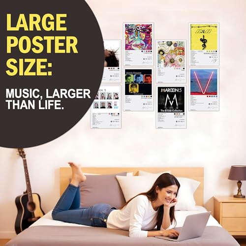 Image of WONDER HUB Maroon Wall Posters 8x12 inch (A4 Size) Included Self Adhesive on Back Wall Decor Posters Wall Art For Bedroom, Living room, Office, Dining Room