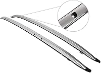 Vista 4 de Aintier Barra transversal de aluminio para techo compatible con Mazda CX-3 2016-2019, barra transversal para equipaje, portaequipajes