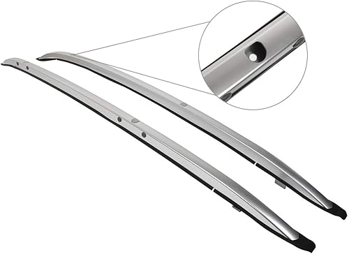 Miniatura 4 de Aintier Barra transversal de aluminio para techo compatible con Mazda CX-3 2016-2019, barra transversal para equipaje, portaequipajes,