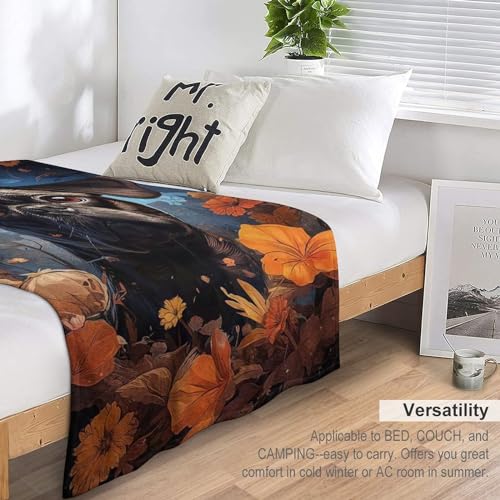 Lit moelleux et chaud pour chien avec couverture polaire douce