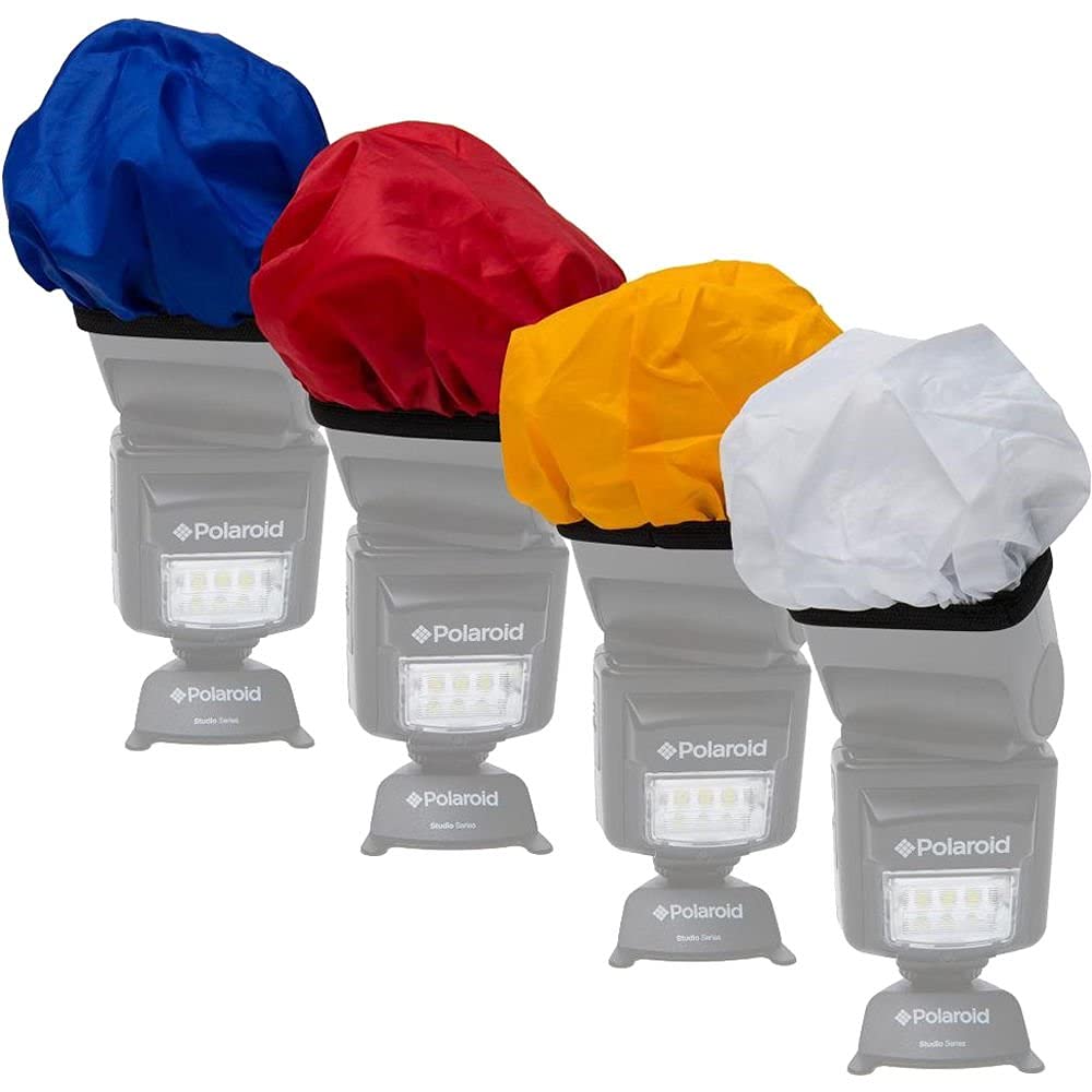SUPERNIC Soft Mini Diffuser Cap for on/Off Flash Gun for All Cameras - Set of 4-picture-11