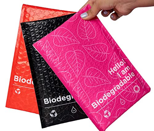 Kipulu-100-Biodegradable-Bubble-Mailers25pcs-Padded-Packaging-Wrap-Envelopes-Pouches-Eco-Friendly-no-glue-no-plastic-Christmas-wrapping-6-X-10