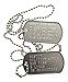 Custom Military Style Dog Tags Mirror Polished Finish