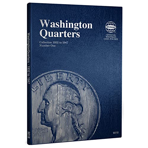 Whitman US Washington Quarter Coin Folder Volume 1 1932 – 1947#9018