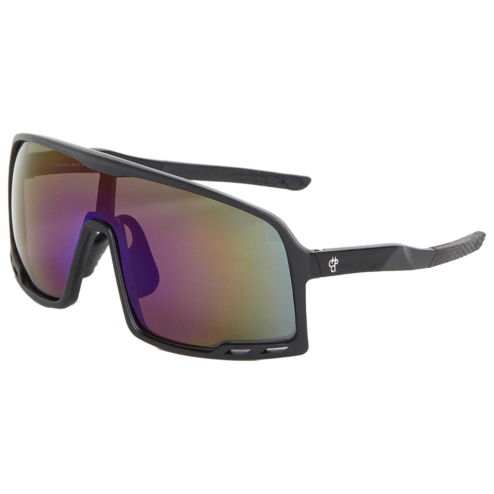 CHPO Henrik Sonnenbrille Matte Black/Blue Polarized