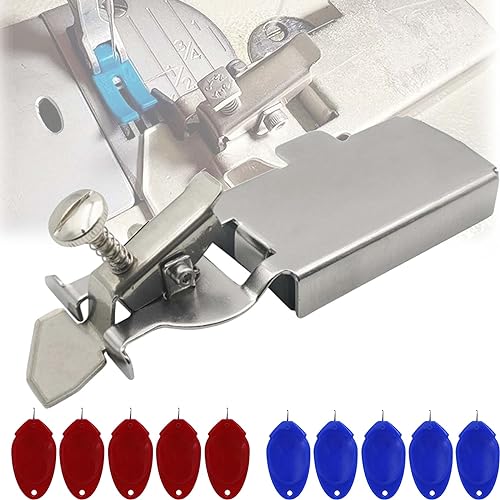 Buddy Sew Magnetic Seam Guide, Buddysew Magnetic Seam Guide for Sewing Machine, Multifucntional Straight Line Hems Sewing Ruler, Universal Sewing Machine Attachments, for All Sewing Machine (1PCS)