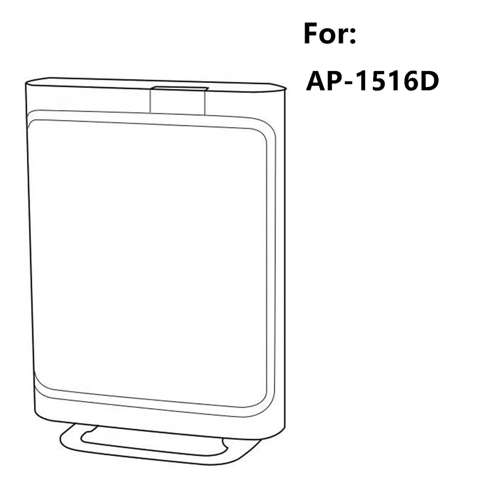 Filtro HEPA H13 De Repuesto, Compatible With Coway AP-1516D