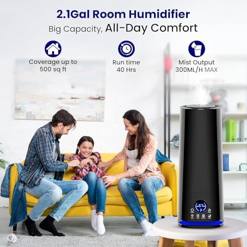 Image of Humidifire for Room Moisture, Aroma Diffuser for Home, Mist Maker, Cool Mist Humidifier, Small Quiet Air Humidifier, Ultrasonic Essential Oil Diffuser Electric (Humidifire)