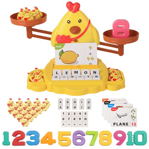Snugzy Chicken Balance Counting Toys Math Game Montessori Toys Learning