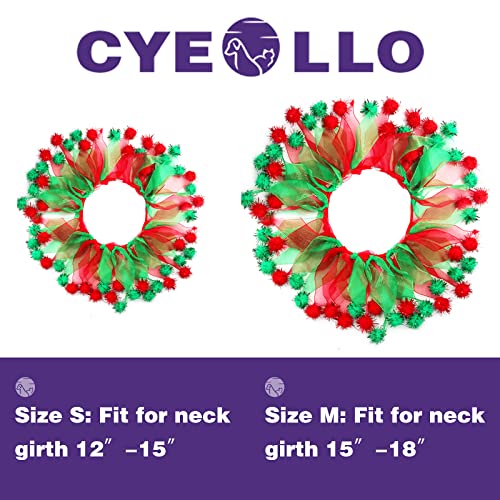 cyeollo 2 Pack Collar Disfraz Navideño para Perro Pequeño miniatura 5