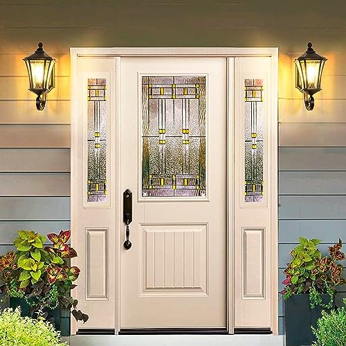 2 Pack Outdoor Wall Lights with Clear Glass Casing for Garage, Doorway, Entryway Patio and Bedside Christmas Decorations Indoor, Waterproof Exterior Wall Light Fixtures with E26 Base Socket