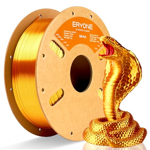 ERYONE Silk PLA Filament for 3D Printer, 1.75mm +/- 0.03mm, 1kg...
