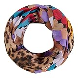 Größe: 70 x 80 cm CODELLO Damen Nachhaltiger Loop-Schal