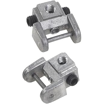 2-piece conversion set for scroll saw blade holder adapter without pin metal holder for upper/lower saw blades