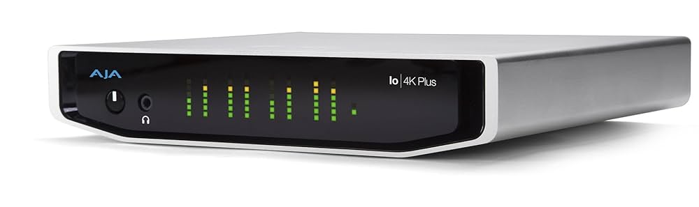 その他 AJA io 4K Plus Thunderbolt 3 AJA Io 4K Plus - Устройство ввода вывода видео с Thunderbolt ™ 3