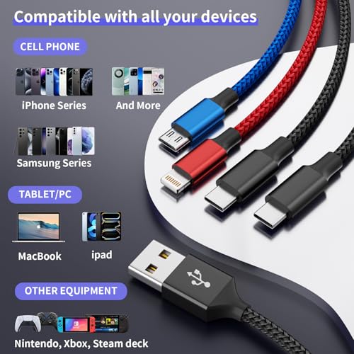 Save 27% on IDISON 4-in-1 Dual Type-C Charging Cable (2-Pack)