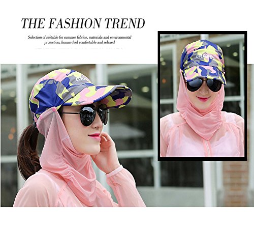 Summer Quick Dry Folding Wide Brim Sun Hat Anti Uv Face Sun Protection Shield Mask Head Tube Sunhat Outdoor Cycling Hiking Fishing Fisherman's Bucket Cap Travel Beach Golf Baseball Peaked Cap Strawhat #TOP2