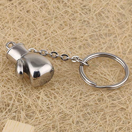Image of Rocky Inspired Boxing Gloves /Biker Metal Keychain Key Chain for Car Bikes Key Ring