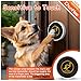 ChunHee Dog Door Bell, Smart Dog Doorbell for Potty Training to Go Outside, Dogs Bells for Doggie to Ring to Go Potty Train with Customized Ringtones Adjustable Volume, 1 Dog Button