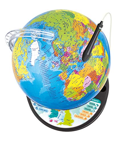 Clementoni- Educational Talking Globe: Explore the World, Interactive Learning Globe for Kids in English (7+ Years) - Image 3
