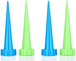 Plant Waterer Self Watering Spikes System, Automatic Vacation Drip Irrigation Watering Devices,Care Your Indoor & Outdoor Home Office Plants-4 Pack
