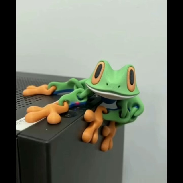 5 imanes magnéticos de rana 3D para refrigerador miniatura 7