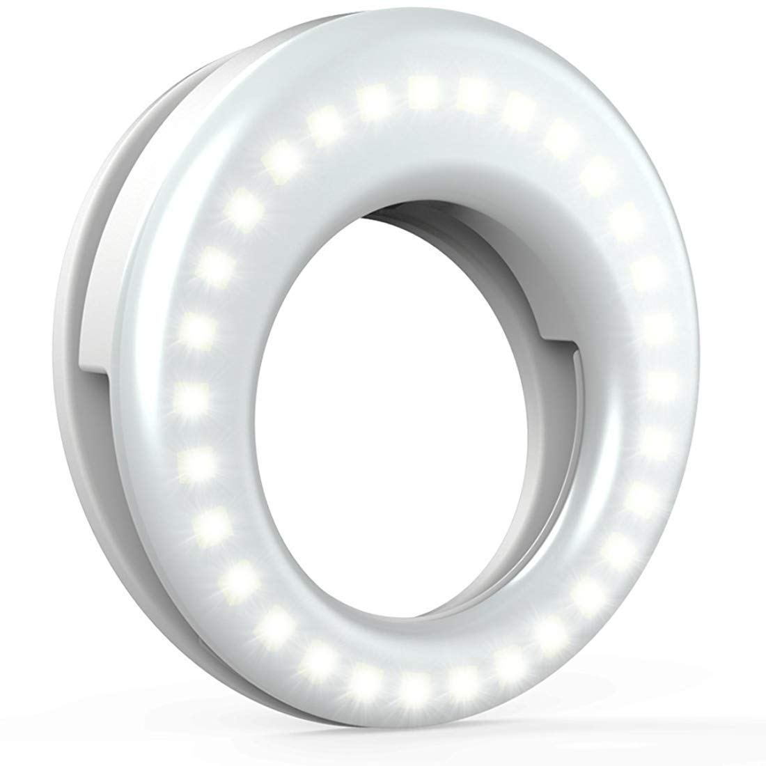 Mabron White Color Selfie Ring Light with 3 Modes and 36 LED for Mobile Phone Photos, Tablet, Android, Smart Phones, Laptop, Camera Photography, Video Photo Shoot Flash Best for Tiktok-image-44