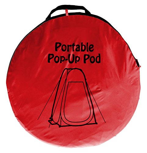 Gigatent Pop Up Pod Changing Room Privacy Tent – Instant Portable Outdoor Shower Tent, Camp Toilet, Rain Shelter For Camping & Beach – Lightweight & Sturdy, Easy Set Up, Foldable (Red) #TOP6