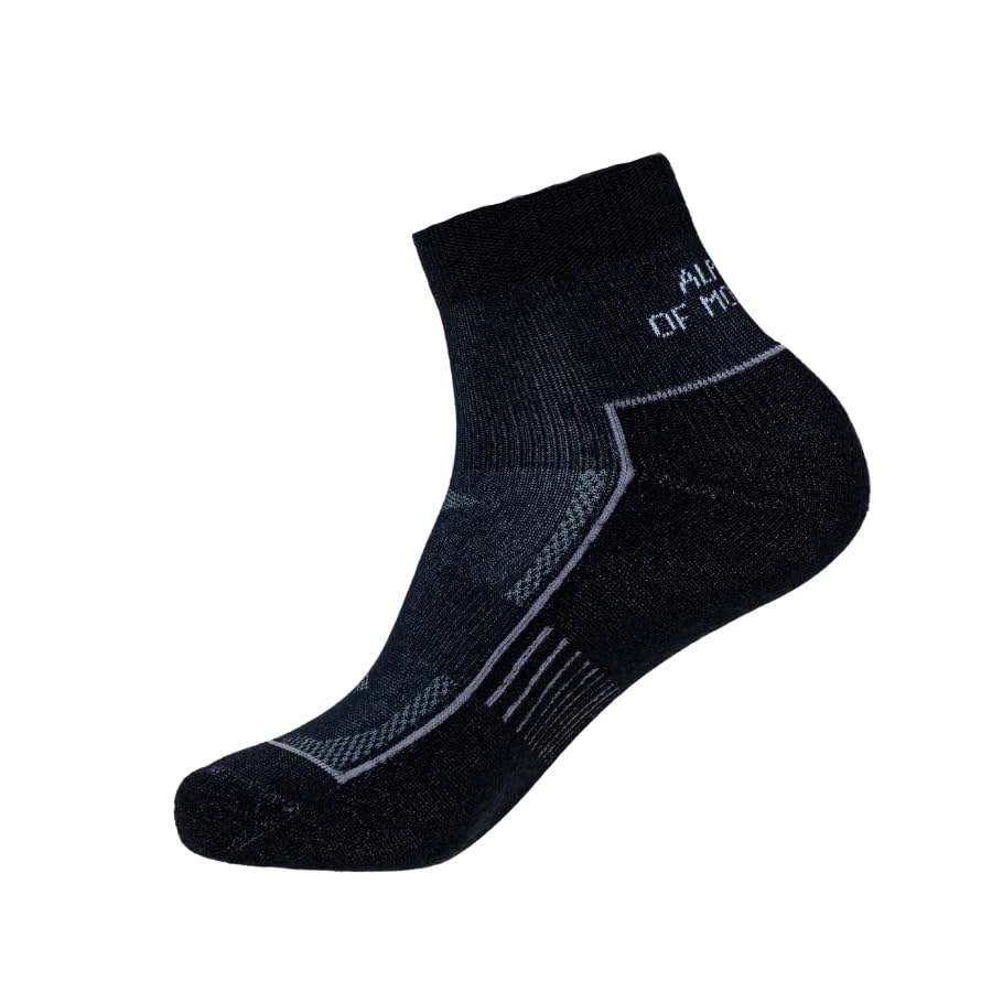 Alpaca Quarter Socks – Moisture-Wicking, Durable Outdoor Socks | Cushioned, Breathable, Support for Trail & Everyday Wear