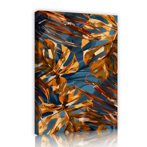 Imprimé botanique moderne 60x90cm aux détails jungle