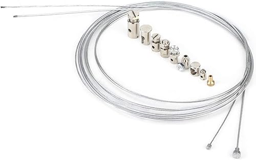 Miniatura 2 de Kit de reparación de cable de acelerador, Kit de reparación de cables de embrague de motocicleta universal de embrague acelerador de freno kit de