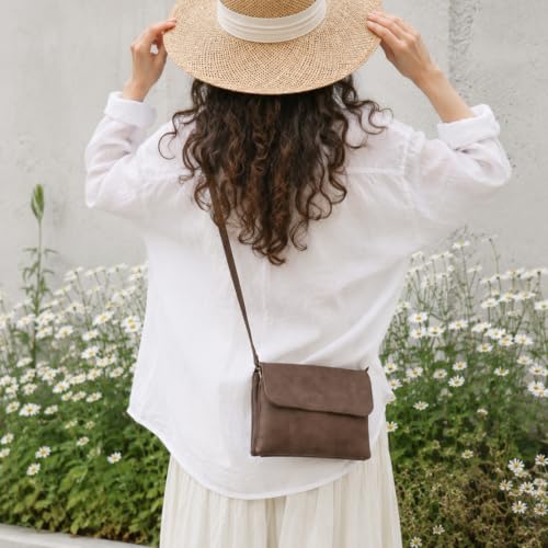 Image of Crossbody Purse, PU Leather Women's Crossbody Handbags Small Crossbody Bags for Women and Girls, Crossbody Handbag