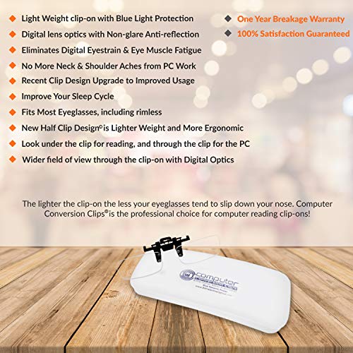 Clip-On Computer Reading Glasses CCC Clip On Computer Reading Lens thumb #1