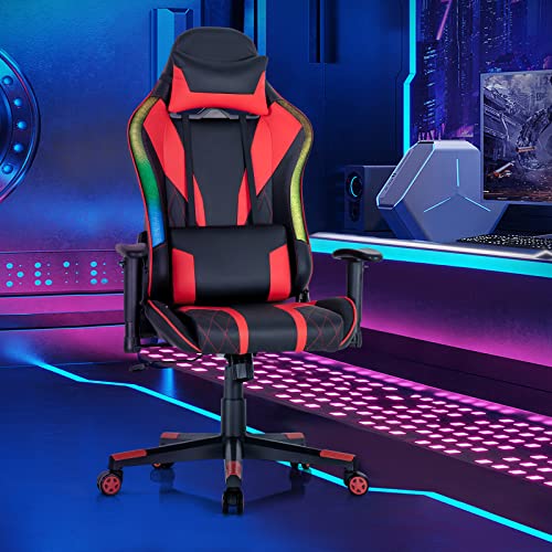 Giantex Gaming Chair with RGB LED Lights GT10223RE-BC の商品画像 7