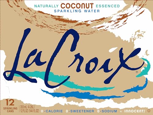Image of La Croix, Water Sparkling Coconut, 12 Fl Oz, 12 Pack