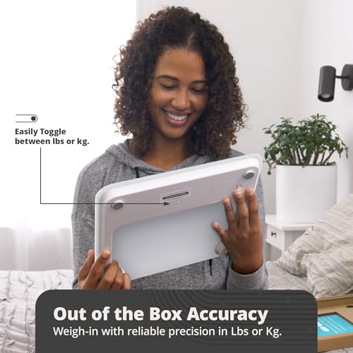 Image of Greater Goods AccuCheck Digital Bathroom Scale for Body Weight (White)