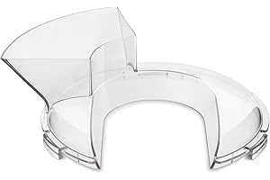 FIRJOY Pouring Shield for KitchenAid 4.5 and 5 Quart Stainless Steel Bowls