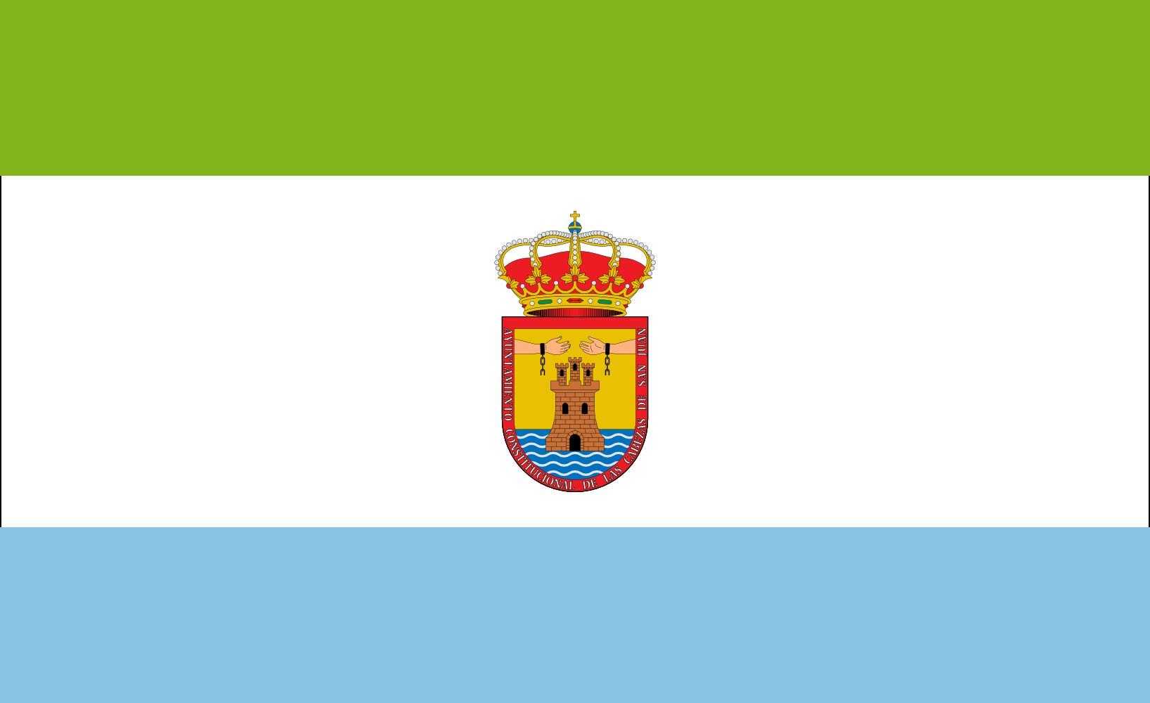 Drapeau XL Cabezas de San Juan Sevilla avec finitions haute résistance