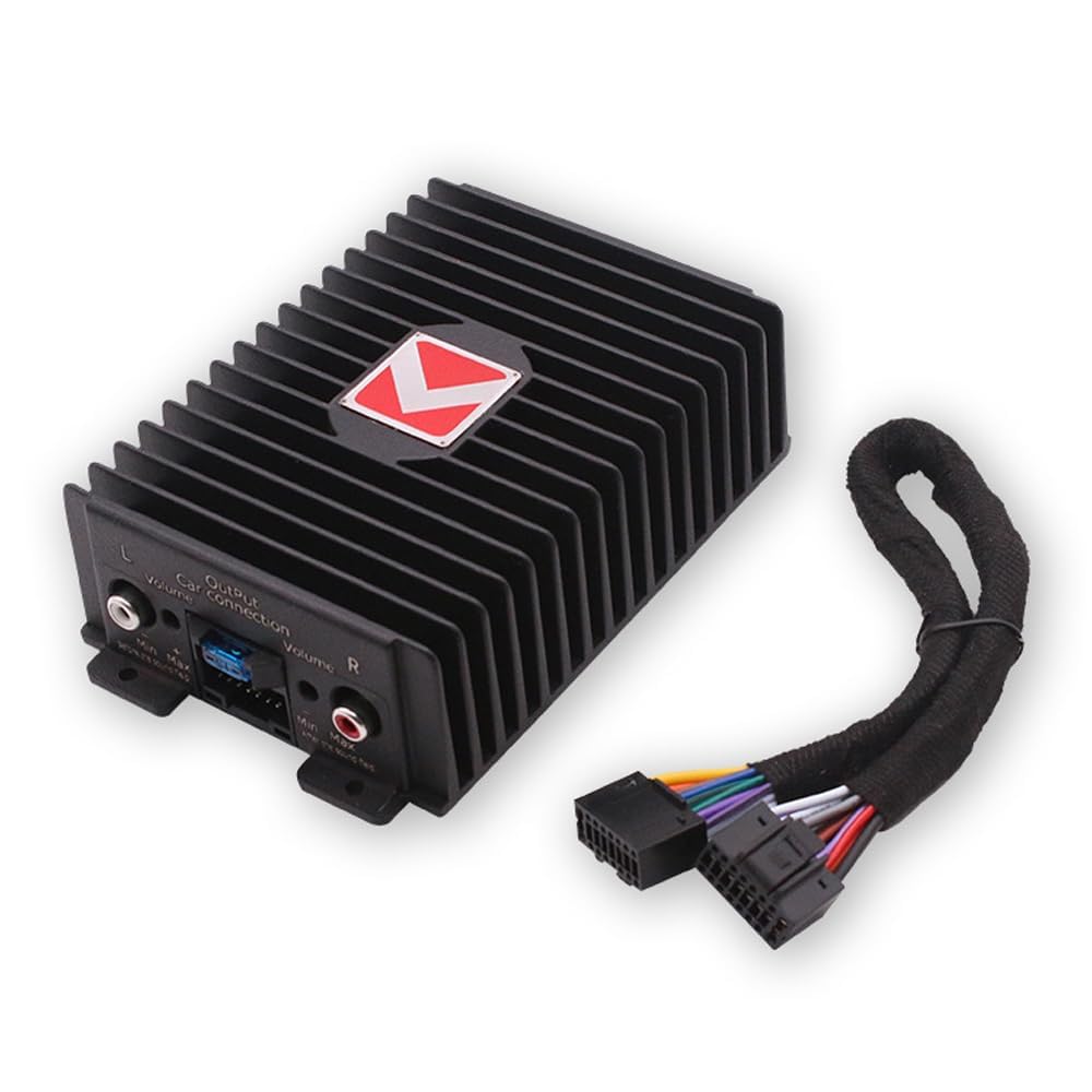 Premium 4-Channel DSP Car Amplifier 80Wx4 High-Power Output Digital Sound Processor Class AB Technology Plug-and-Play Installation Compatible with Android Car Systems Enhanced Sound Quality