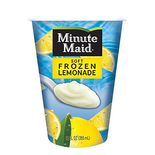Minute Maid Soft Frozen Lemon Lemonade Cup, 12 Ounce -- 12 per case.